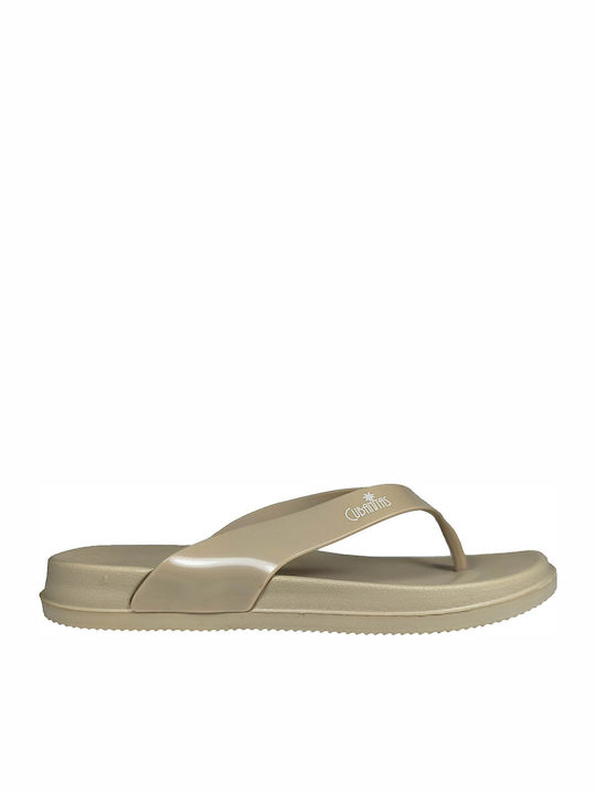 Women's Flip Flops Beige