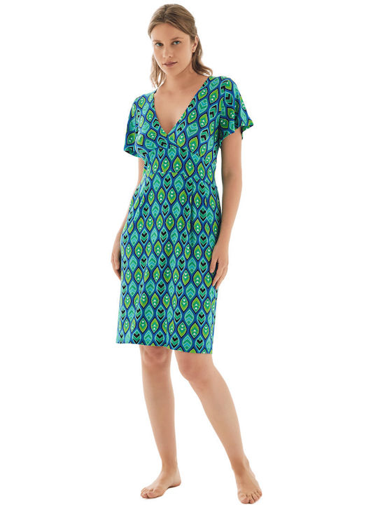 GoldenBay Women's Mini Dress Beachwear Green