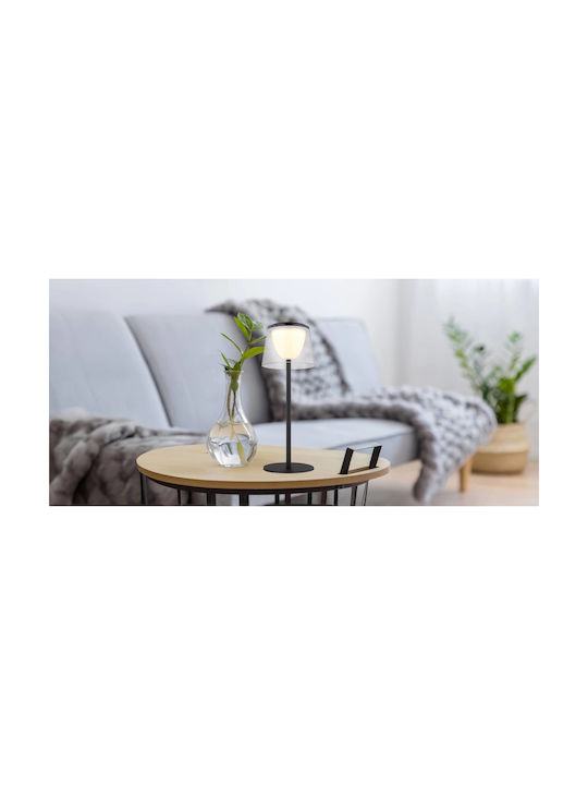 Globo Lighting Lampă de masă LED cu Abajur Transparent și Bază