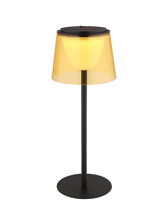 Globo Lighting Table Lamp LED with Black Shade and Base