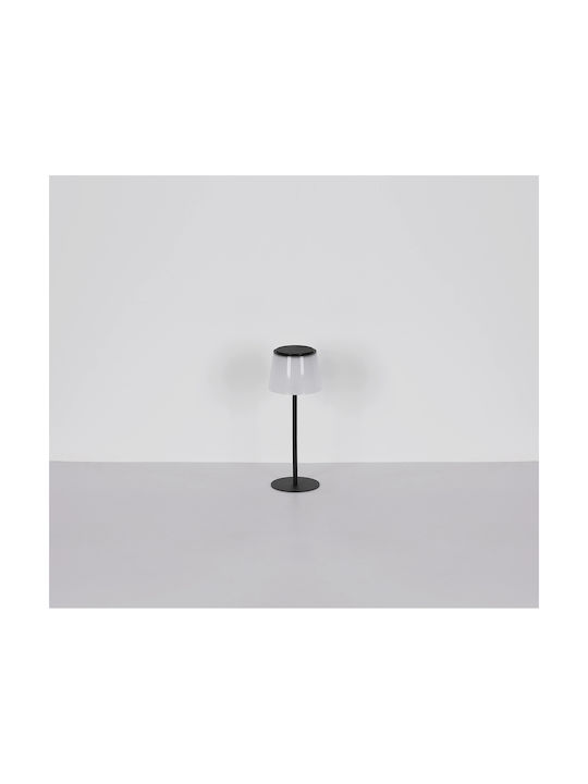 Globo Lighting Πορτατίφ LED με Μαύρο Καπέλο και Βάση