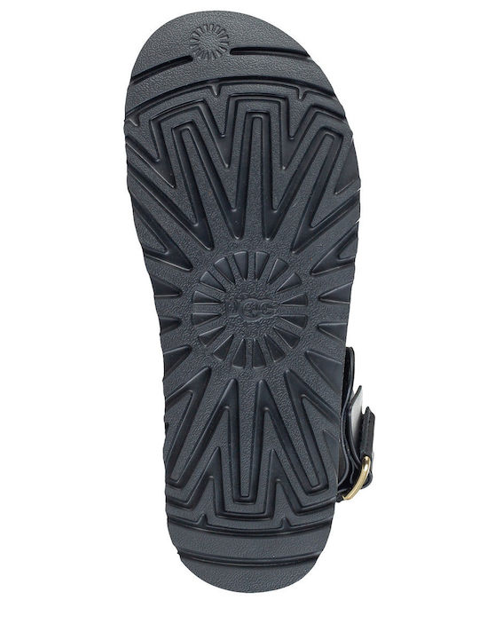 Goldenstar Leather Winter Women's Slippers Black