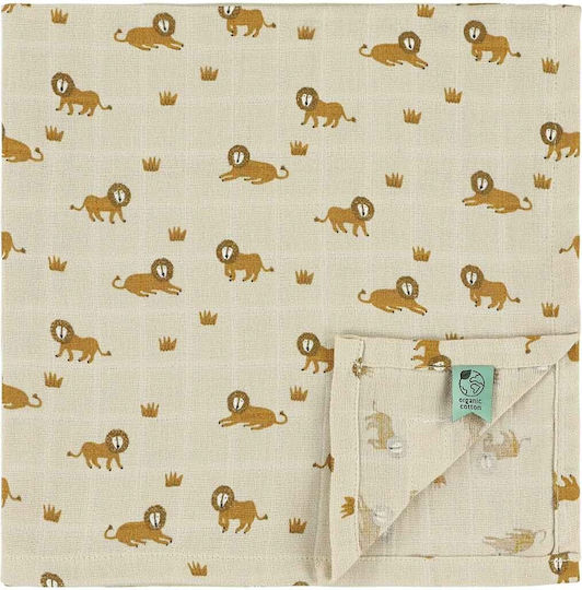 Trixie Lively Lion Wickelunterlage aus Musselin Gelb 55x55cm 3 Stück