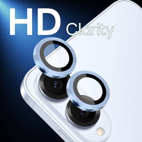 Samsung Galaxy S25 Edge 5G Northjo Camera Protection Rings Blue