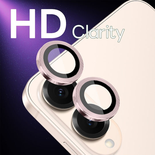 Samsung Galaxy S25 Edge 5g Northjo Κρίκοι Προστασίας Κάμερα Pink