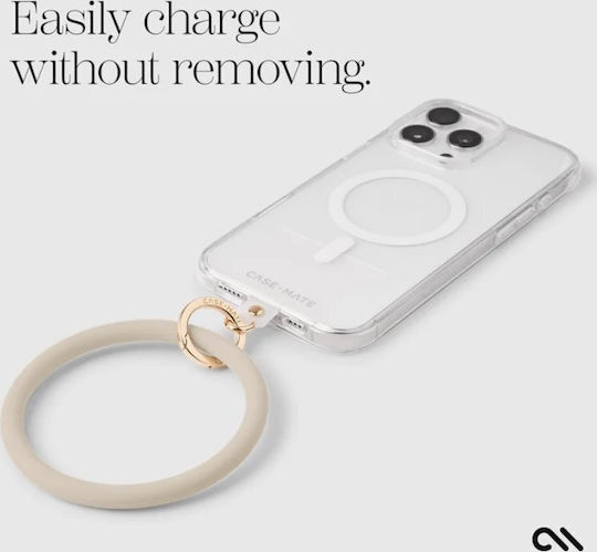 Case-mate Phone Bangle Keychain Wrist Strap Smartphone Nude Cm056192-05