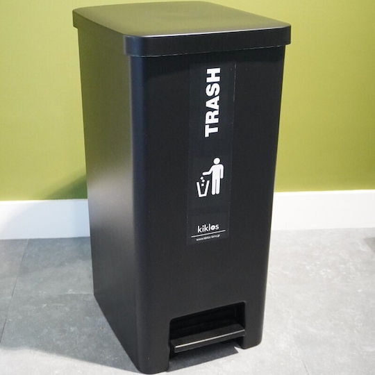 Viomes Recycling Plastic Waste Bin 60lt with Pedal