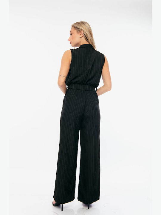 Damen Einteiler Anzug BLACK