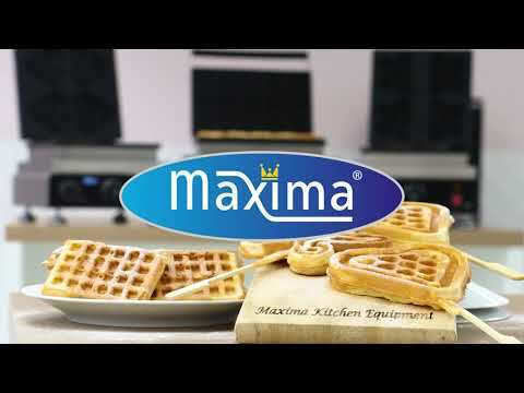 Maxima Gewerbliches Waffeleisen Einzeln für Waffeln in Form von Stick 09374203