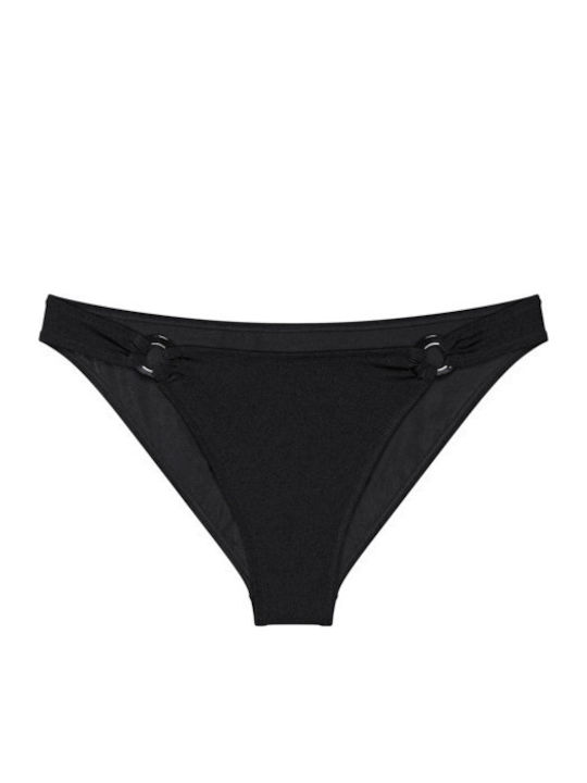 Midnight Swim Set Bikini Dreieck Schwarz