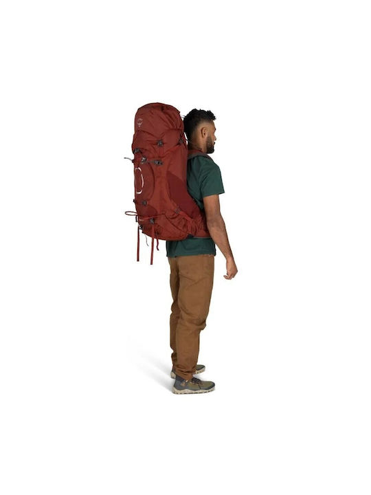 Osprey Aether Ορειβατικό Σακίδιο 65lt Αδιάβροχο Κόκκινο Expedition