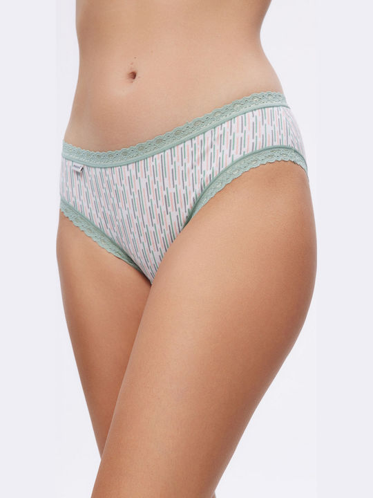 Cotton Women's Briefs 2Pack Green
