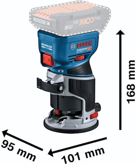 Bosch GKF 18V-8 Κάθετη Φρέζα 18V Solo