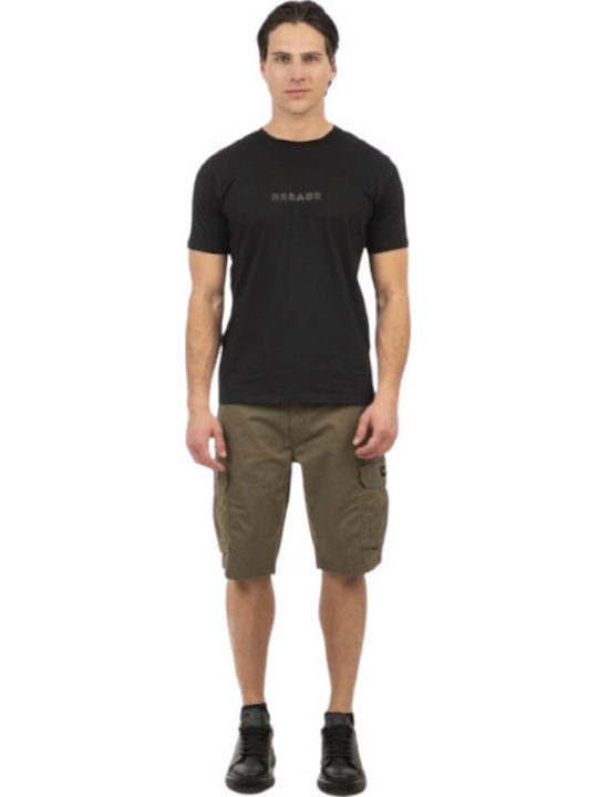 Rmsho Men's Shorts Cargo Khaki