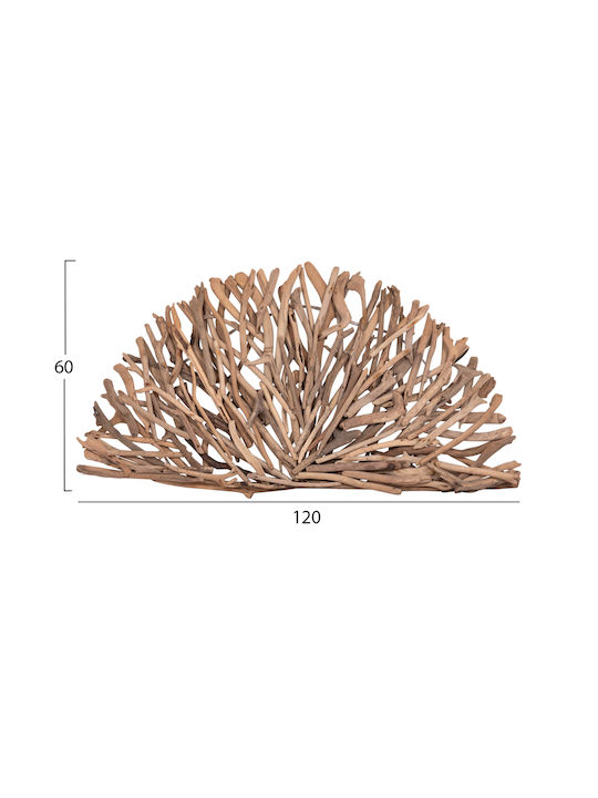 Homemarkt Illuminated Wall Decor Dreamer2 Hm4428 Driftwood-LED Strip 90x90x7 Thickness Cm
