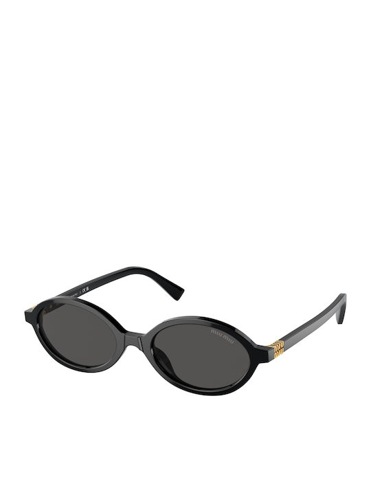Miu Miu Women's Sunglasses with Black Plastic Frame and Black Lens MU 04ZS 1AB5S0