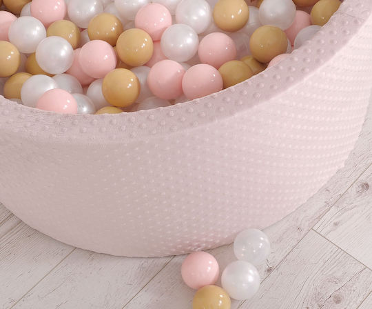 Bobono Сух басейн Minky H-40 см 200 топки прашно розово