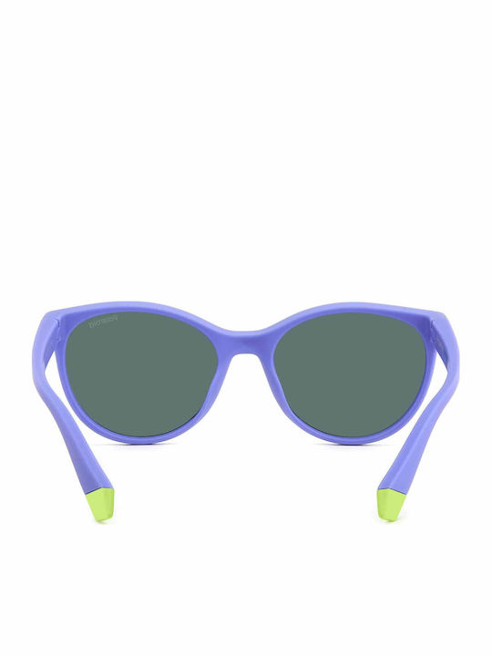 Polaroid Butterfly Kids Sunglasses with Polarized Purple Lens