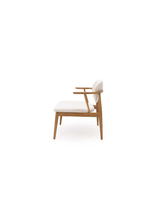 Netle Πολυθρόνα Μπεζ 72x65x76.5cm