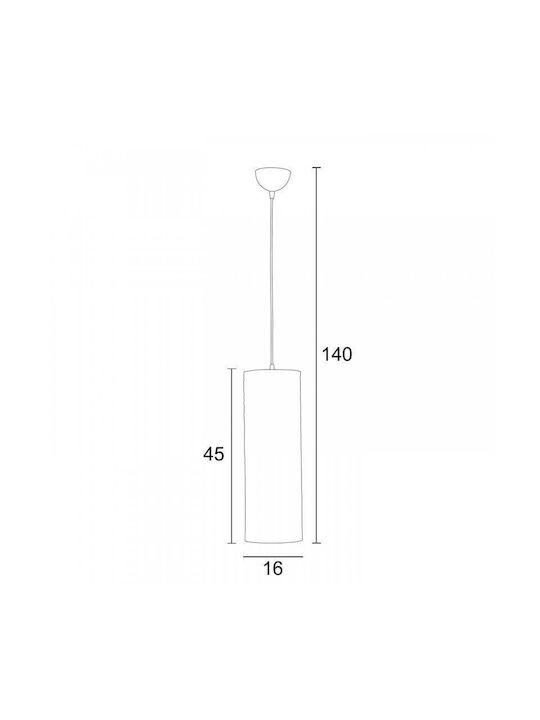 ArkoLight Pendant Light Brown Grid with Socket E27 16cm