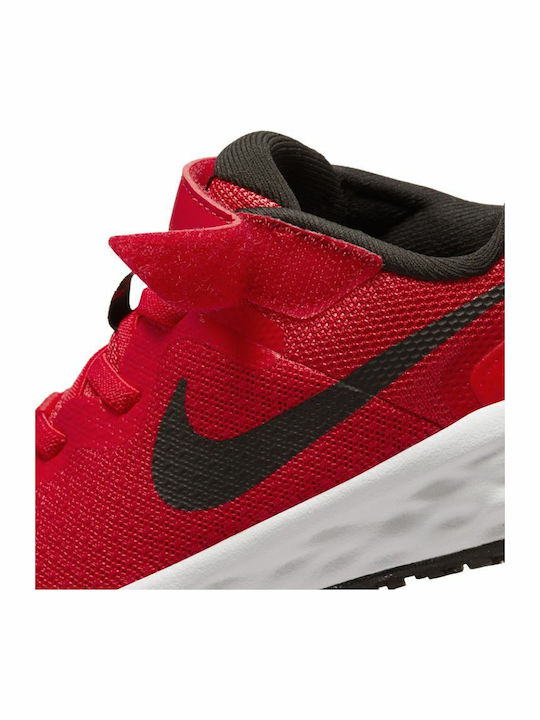 Revolution Revolution 6 Kids Sports Shoes Running with Hoop & Loop Closure University Red / Black