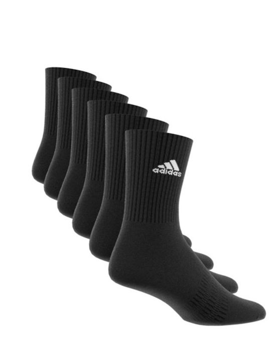 adidas Cushioned Athletic Socks Black