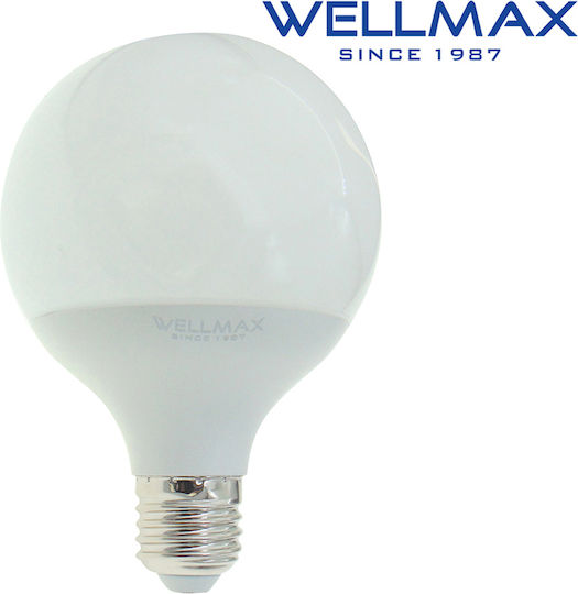 Wellmax LED Bulb 12W for Socket E27 and Shape G95 Natural White 1200lm