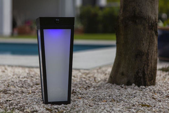 Lutec Spiked Solar Light 8.4W 900lm IP44 12.2cmx12.2cmx48.4cmcm