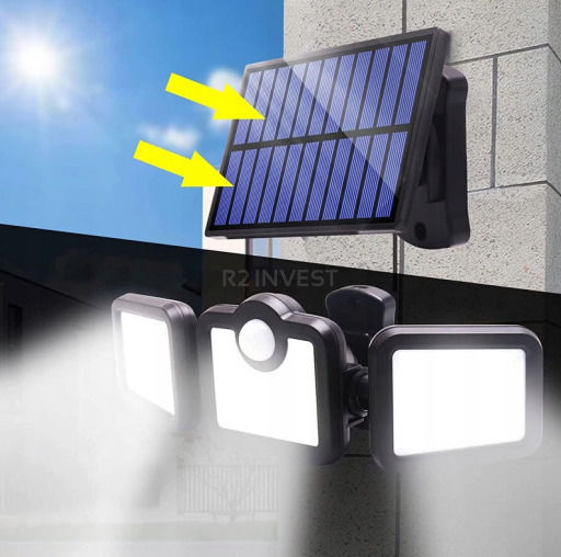 SPM Wall Mounted Solar Light with Cold White Light 6000K IP65