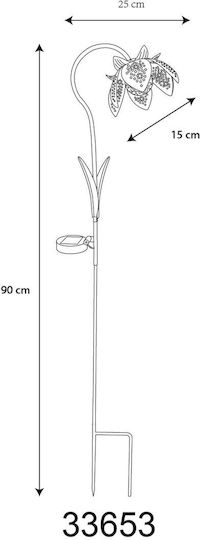 Globo Lighting Spiked Solar Light IP44