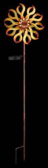 Globo Lighting Spiked Solar Light Flower with Warm White Light 3000K IP44 22cmx12cmx92cmcm