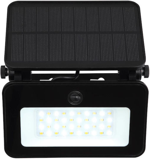 Globo Lighting Wall Mounted Solar Light 8W 1300lm Cold White 6500K with Motion Sensor IP65 14.3cmx15.5cmcm