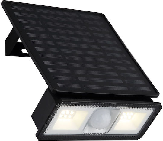 Globo Lighting Wall Mounted Solar Light 5W 500lm Natural White 4000K with Motion Sensor IP65 14.2cmx9cmcm