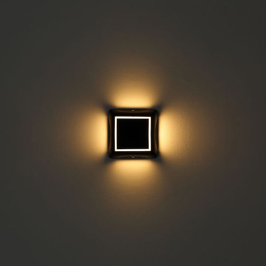 Globo Lighting Καρφωτό Ηλιακό Φωτιστικό 1.2W με Θερμό Λευκό Φως 3000K IP65 14x14x3.6εκ.