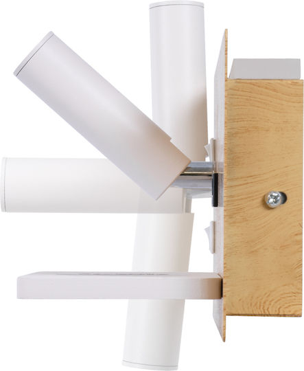 GloboStar Paladin Modern Lamp Wall with Integrated LED and Natural White Light 30x11x12cm