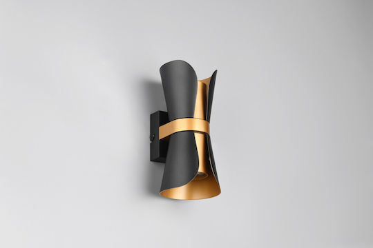 Trio Lighting Modern Lumină de Perete cu Soclu GU10 Negru 10x11x10cm