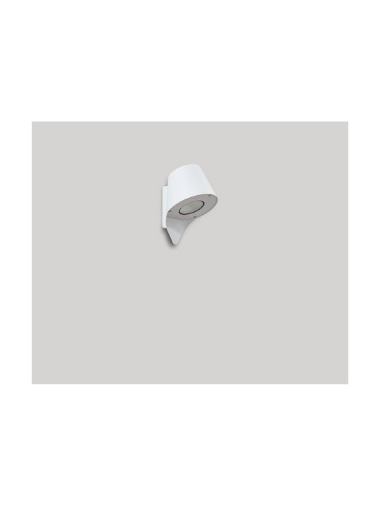 Luma Επιτοίχιο Εξωτερικό Φωτιστικό LED IP54 12W με Θερμό Λευκό Φως 8.5x13εκ.