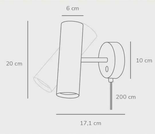Nordlux Mib Μονό Σποτ με Ντουί GU10 Nordlux Mib Μονό Σποτ με Ντουί GU10