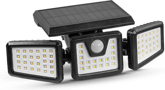 Bormann BLF4000 Waterproof Solar LED Flood Light 6.5W Cold White 6500K with Motion Sensor IP65