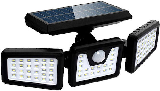 Bormann BLF4000 Waterproof Solar LED Flood Light 6.5W Cold White 6500K with Motion Sensor IP65