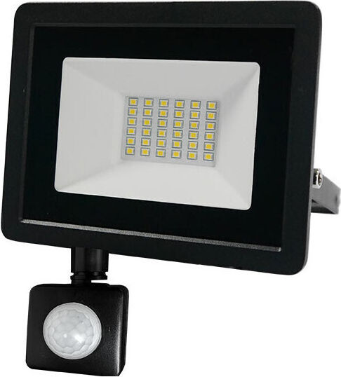 Bormann BLF1910 Waterproof LED Flood Light 10W Natural White 4000K With Motion Sensor IP65