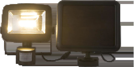 Globo Lighting Στεγανός Ηλιακός Προβολέας LED 3W Θερμό Λευκό 2700K με Αισθητήρα Κίνησης IP44