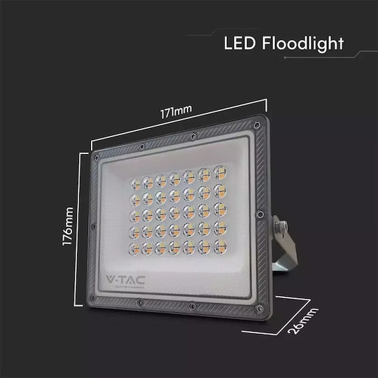 V-TAC Αδιάβροχος LED Προβολέας 100W Регулируемо бяло IP65