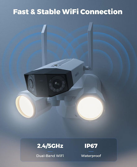 Reolink Floodlight Series F750P IP Surveillance Camera Wi-Fi 4K Waterproof with Two-Way Communication