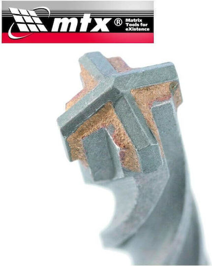 MTX Four-Cut Drill with SDS Plus Shank for Masonry 6x160mm