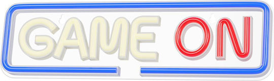 Forever Plexi Lumină Neon LED Game On FPNE23 Lampă Albastru Alb Roșu