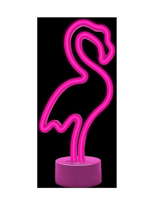 Neon Led On Stand Flamingo Pink Usb-c Fsc-11 Forever Light