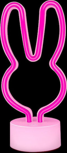 Neon Led On Stand Rabbit Pink Usb-c Fsc-10 Forever Light
