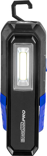 Bormann Rechargeable Flashlight LED IPX4 with Maximum Brightness 240lm