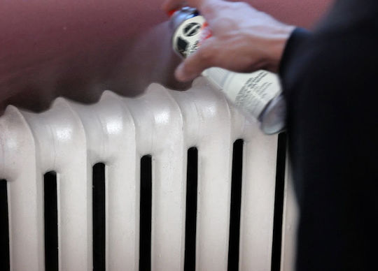 Cosmos Lac Σπρέι Βαφής Radiator Lacquer για Καλοριφέρ με Γυαλιστερό Εφέ Λευκό 400ml